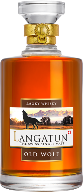 Whisky Langatun Old Wolf Smoky 46% 50cl