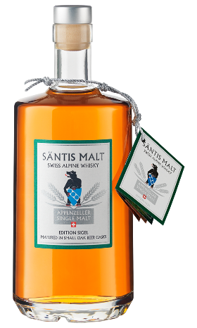 Whisky Säntis Malt Ed.Sigel (grün) 40% 50cl