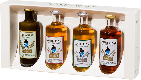 Whisky Säntis Malt (Him/gr/schw/Cr) Mini-Set 4x4cl Whisky Säntis Malt (Him/gr/schw/Cr) Mini-Set 4x4cl