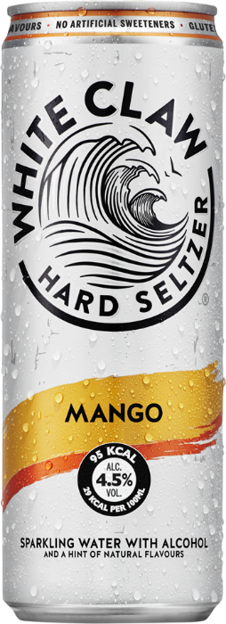 White Claw Hard Seltzer Mango 4.5% Ds 12x33cl White Claw Hard Seltzer Mango 4.5% Ds 12x33cl