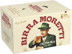 Birra Moretti Dose 6-Pack 33cl