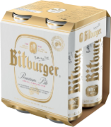 Bitburger Premium Pils Dose 4-Pack 50cl