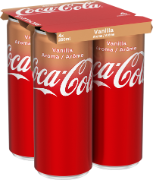 Coca-Cola Vanilla Dose 4-Pack 25cl Coca-Cola Vanilla Dose 4-Pack 25cl