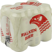 Falken Lagerbier hell Dose 6-Pack 50cl