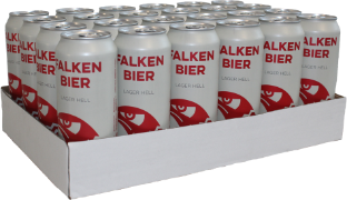 Falken Lagerbier hell Dosen 24x50cl