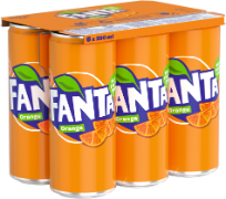 Fanta Orange Dose 6-Pack 33cl