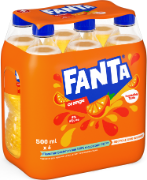 Fanta Orange Pet 6-Pack 50cl