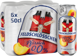 Feldschlösschen 0.0% Pfirsich Dose 6-Pack 50cl