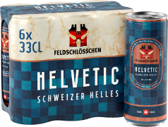 Feldschlösschen Helvetic Schweizer Helles Dose 6-Pack 33cl