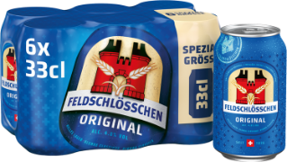 Feldschlösschen Original Dose 6-Pack 33cl