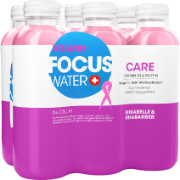 FocusWater care Mirabelle+Rhubarb Pet 6-Pack 50cl