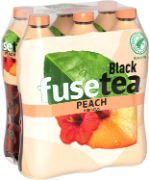 Fusetea Black Tea Peach Hibiscus Pet 6-Pack 150cl