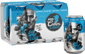 Möhl Cider Clan Easy Apple Alk'frei Dose 6-Pack 33cl