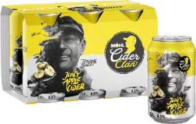 Möhl Cider Clan Juicy Apple 4.5% Dose 6-Pack 33cl