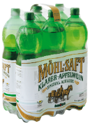 Möhl Saft klarer Apfelwein 4% Pet 6-Pack 150cl