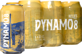 Müller Bräu Dynamo8 helles Lagerbier Dose 6-Pack 33cl