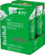 Red Bull The Green Edition Drachenfrucht Dose 4-Pack 25cl