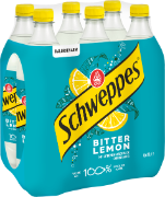 Schweppes Bitter Lemon Pet 6-Pack 100cl