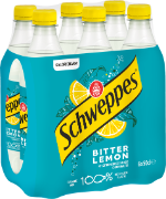 Schweppes Bitter Lemon Pet 6-Pack 50cl