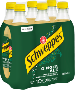 Schweppes Ginger Ale Pet 6-Pack 50cl