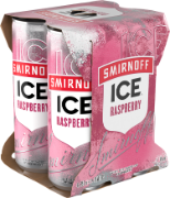 Smirnoff Ice Raspberry 4% Dose 4-Pack 25cl