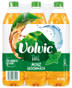 Volvic Thé Grüntee Minze Pet 6-Pack 150cl