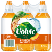 Volvic Thé Pfirsich Pet Sportcab 6-Pack 75cl