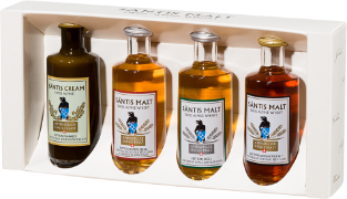 Whisky Säntis Malt (Him/gr/schw/Cr) Mini-Set 4x4cl